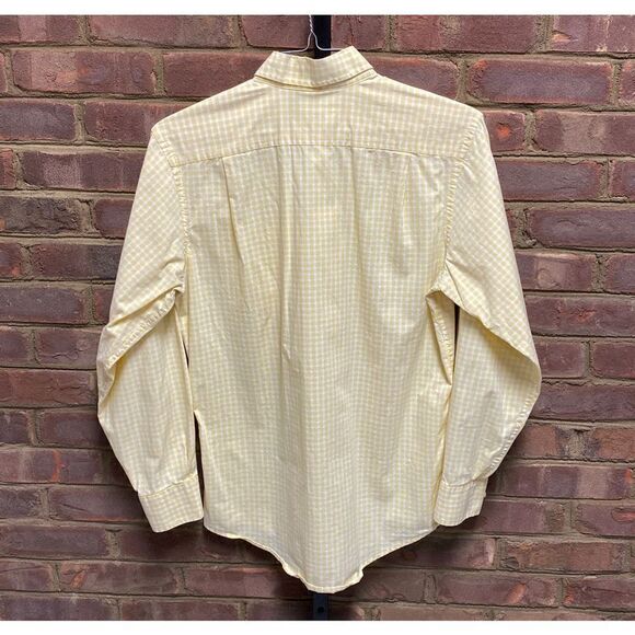 Southern Tide Yellow Check Button Down Shirt Size Small - Picture 3 of 7